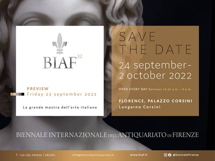 Biennale Internazionale dell’Antiquariato di Firenze 2022